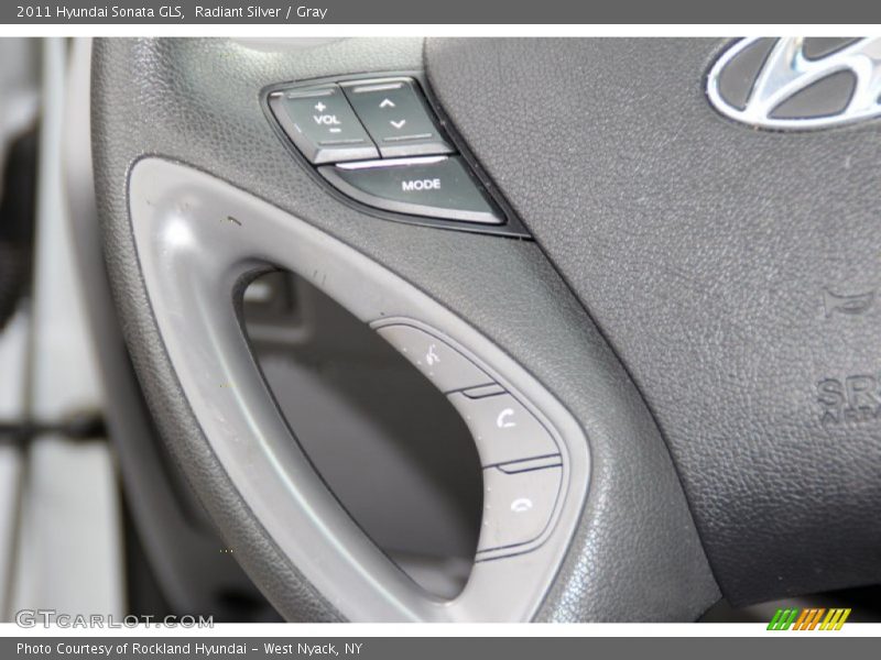 Radiant Silver / Gray 2011 Hyundai Sonata GLS