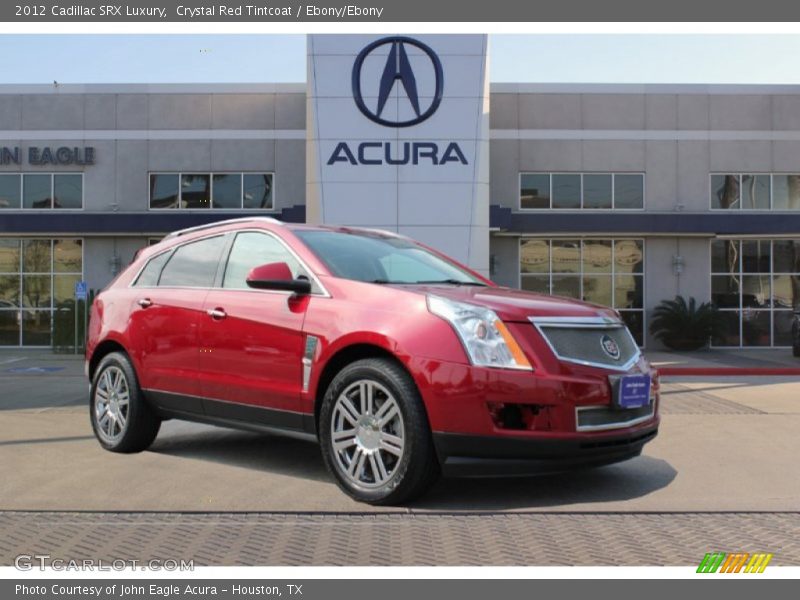 Crystal Red Tintcoat / Ebony/Ebony 2012 Cadillac SRX Luxury