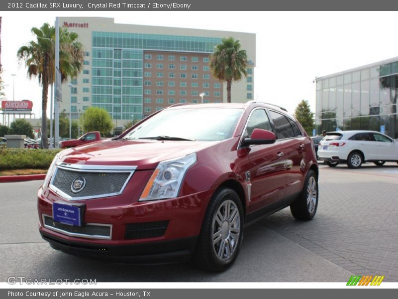 Crystal Red Tintcoat / Ebony/Ebony 2012 Cadillac SRX Luxury