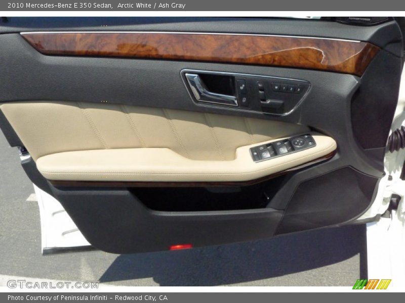 Arctic White / Ash Gray 2010 Mercedes-Benz E 350 Sedan