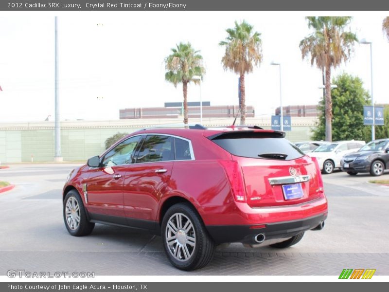 Crystal Red Tintcoat / Ebony/Ebony 2012 Cadillac SRX Luxury