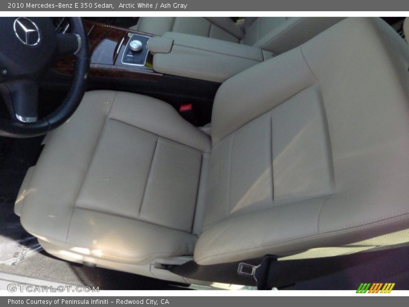 Arctic White / Ash Gray 2010 Mercedes-Benz E 350 Sedan