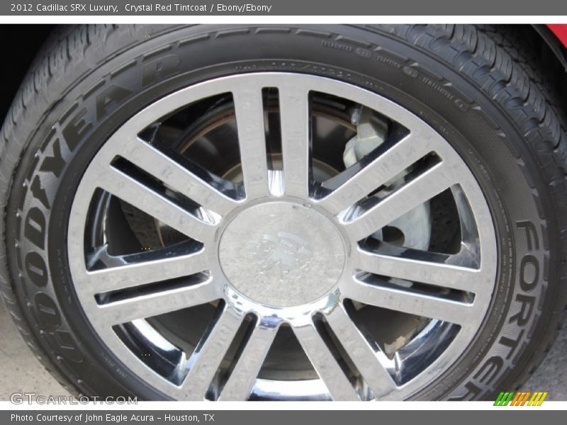 Crystal Red Tintcoat / Ebony/Ebony 2012 Cadillac SRX Luxury