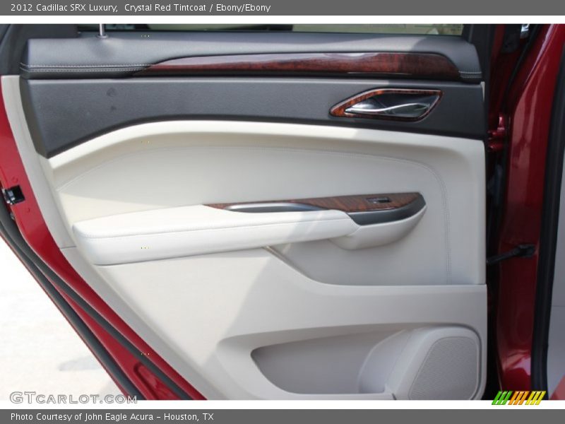 Crystal Red Tintcoat / Ebony/Ebony 2012 Cadillac SRX Luxury