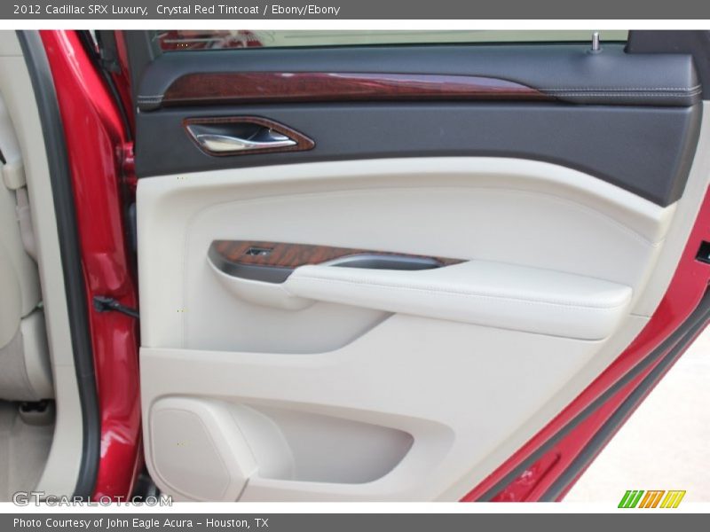 Crystal Red Tintcoat / Ebony/Ebony 2012 Cadillac SRX Luxury