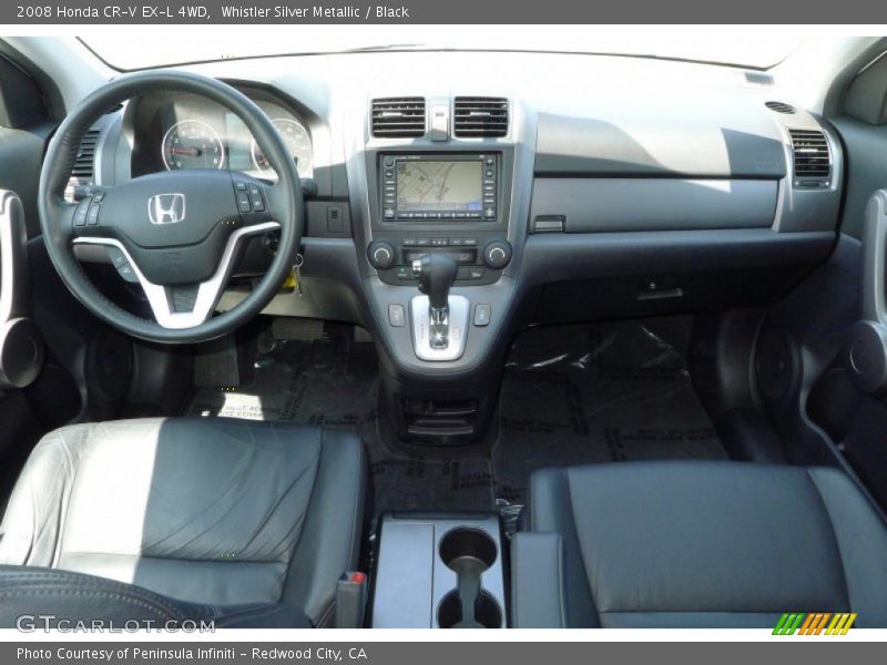  2008 CR-V EX-L 4WD Black Interior