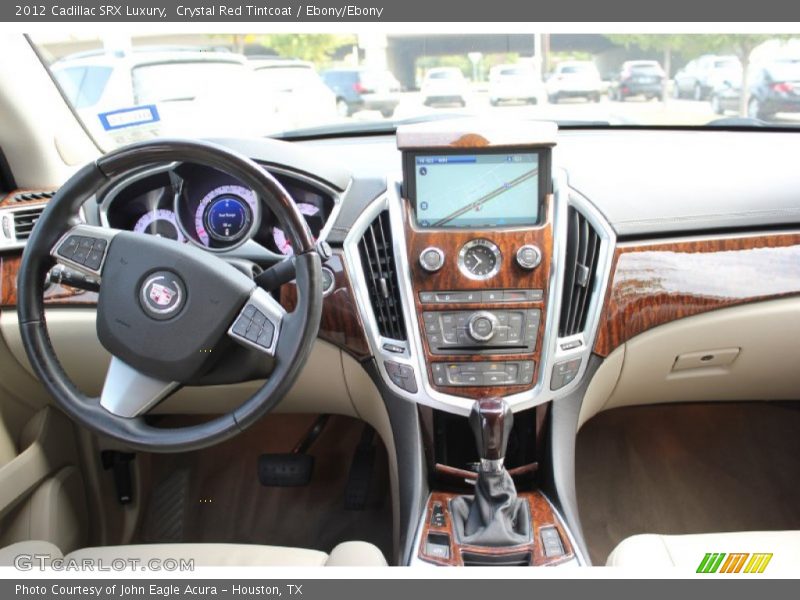 Crystal Red Tintcoat / Ebony/Ebony 2012 Cadillac SRX Luxury