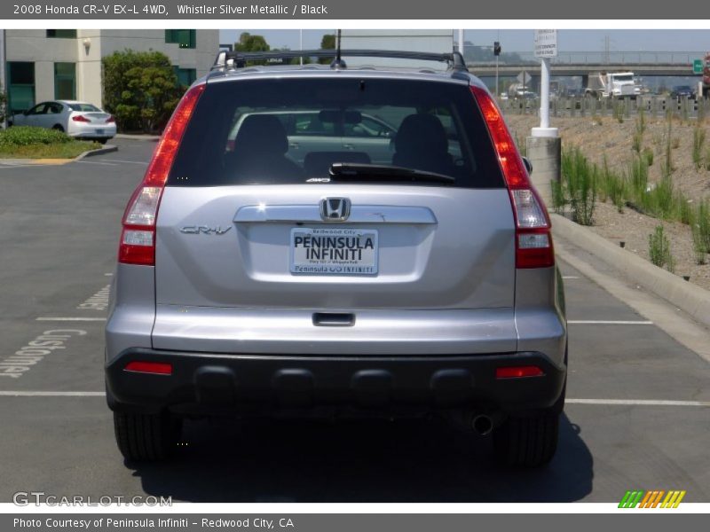 Whistler Silver Metallic / Black 2008 Honda CR-V EX-L 4WD