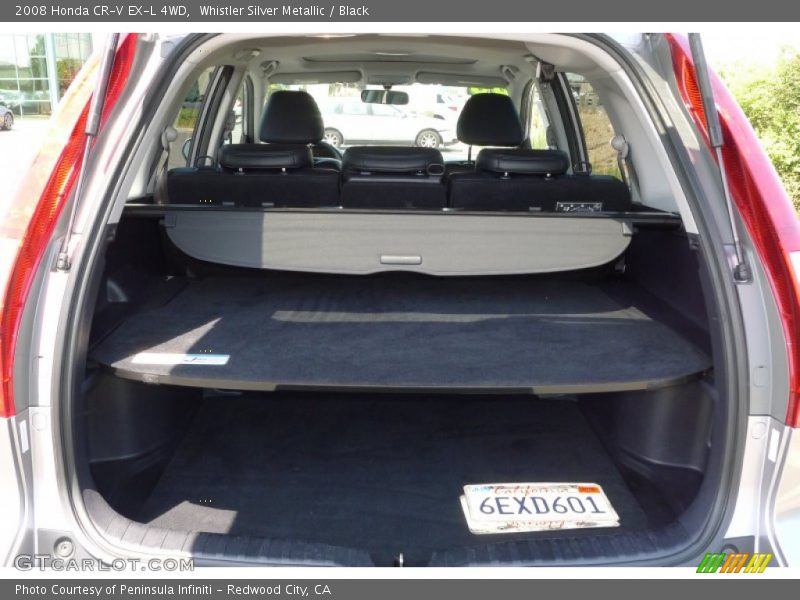 Whistler Silver Metallic / Black 2008 Honda CR-V EX-L 4WD