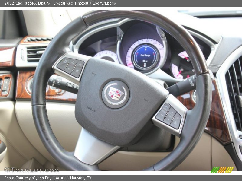Crystal Red Tintcoat / Ebony/Ebony 2012 Cadillac SRX Luxury