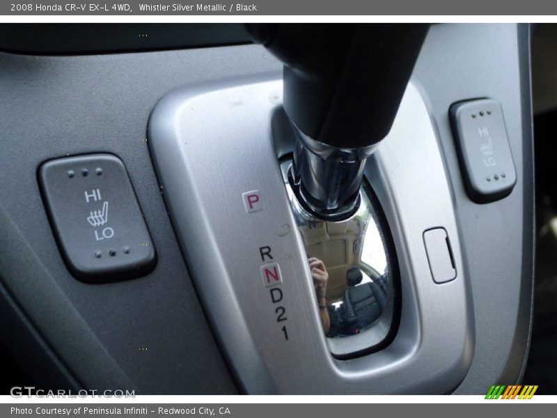 Whistler Silver Metallic / Black 2008 Honda CR-V EX-L 4WD