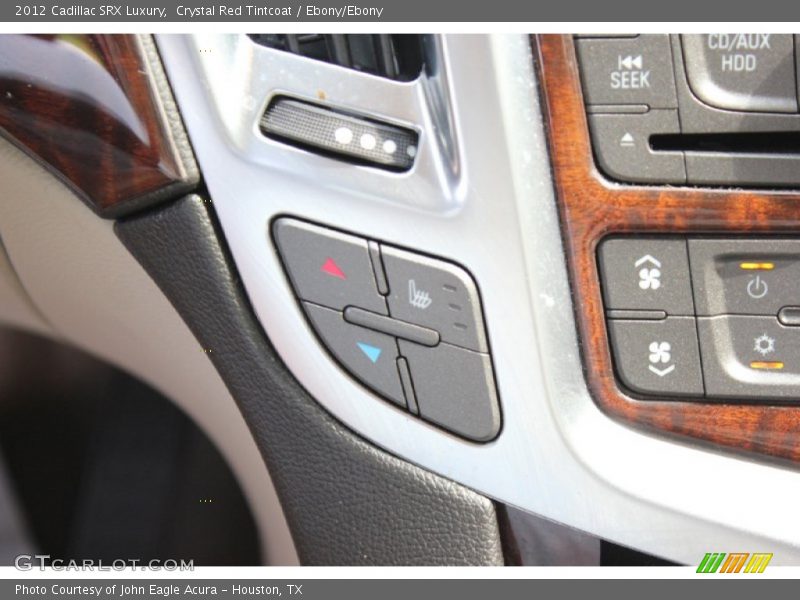 Crystal Red Tintcoat / Ebony/Ebony 2012 Cadillac SRX Luxury