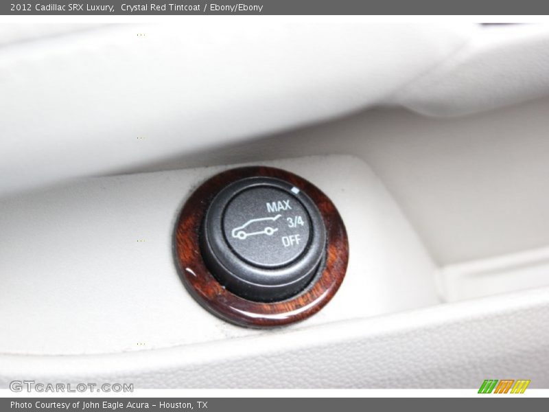 Crystal Red Tintcoat / Ebony/Ebony 2012 Cadillac SRX Luxury