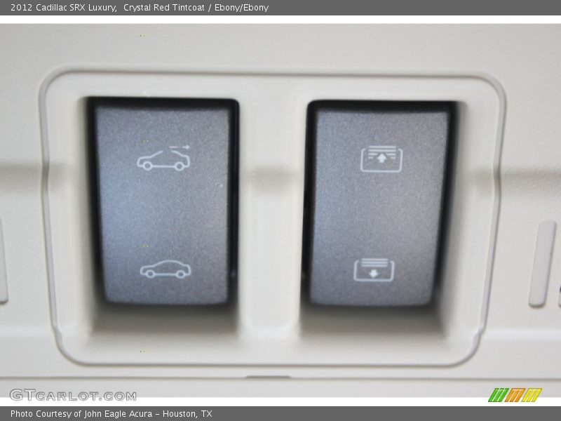 Crystal Red Tintcoat / Ebony/Ebony 2012 Cadillac SRX Luxury