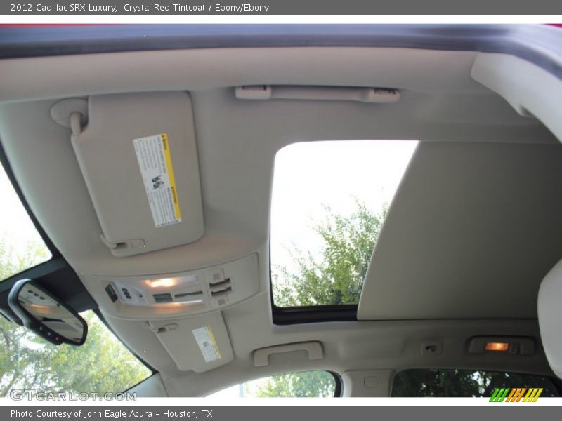 Crystal Red Tintcoat / Ebony/Ebony 2012 Cadillac SRX Luxury