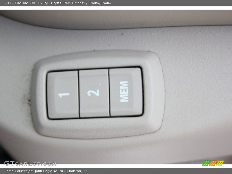 Crystal Red Tintcoat / Ebony/Ebony 2012 Cadillac SRX Luxury