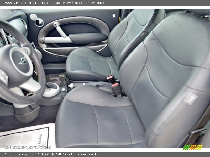 Liquid Yellow / Black/Panther Black 2005 Mini Cooper S Hardtop