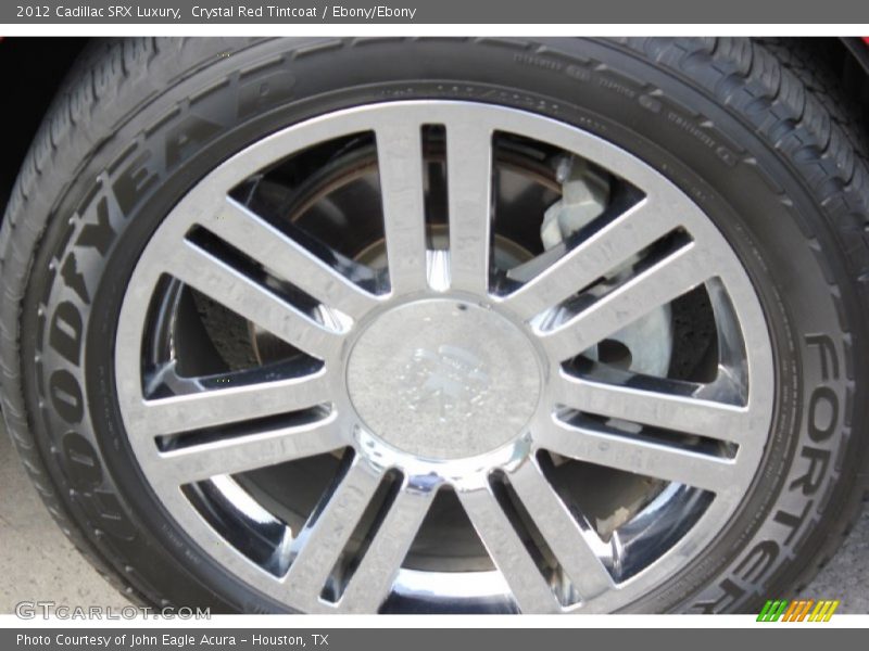 Crystal Red Tintcoat / Ebony/Ebony 2012 Cadillac SRX Luxury