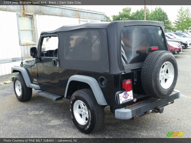 Black / Dark Slate Gray 2004 Jeep Wrangler Sport 4x4