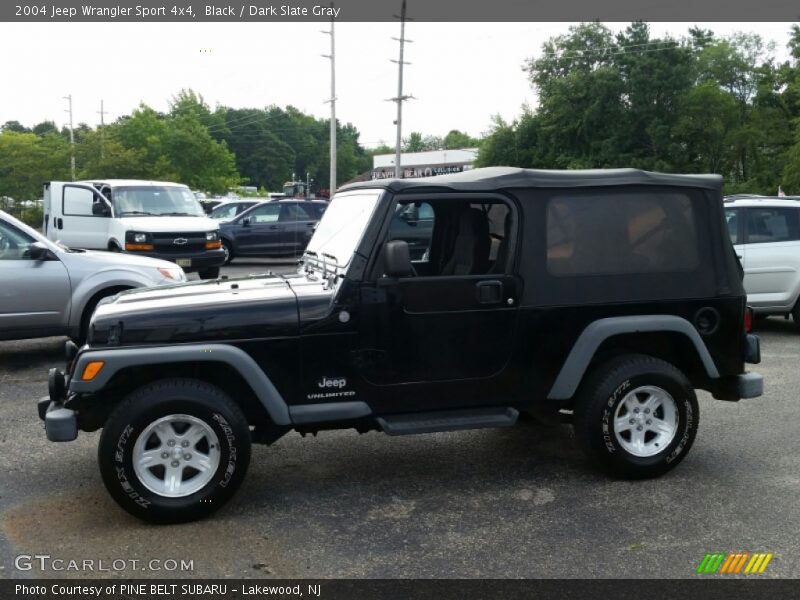 Black / Dark Slate Gray 2004 Jeep Wrangler Sport 4x4