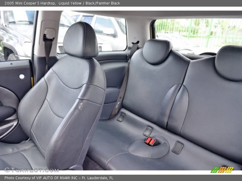 Liquid Yellow / Black/Panther Black 2005 Mini Cooper S Hardtop
