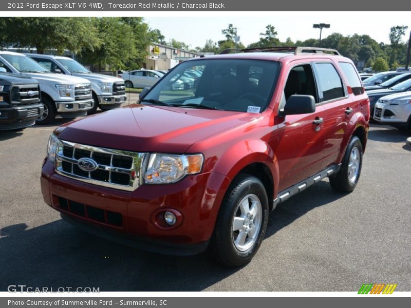 Toreador Red Metallic / Charcoal Black 2012 Ford Escape XLT V6 4WD