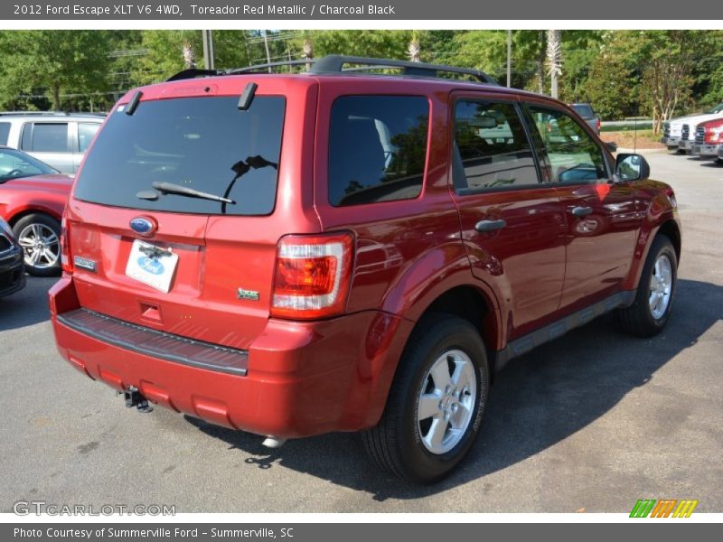 Toreador Red Metallic / Charcoal Black 2012 Ford Escape XLT V6 4WD