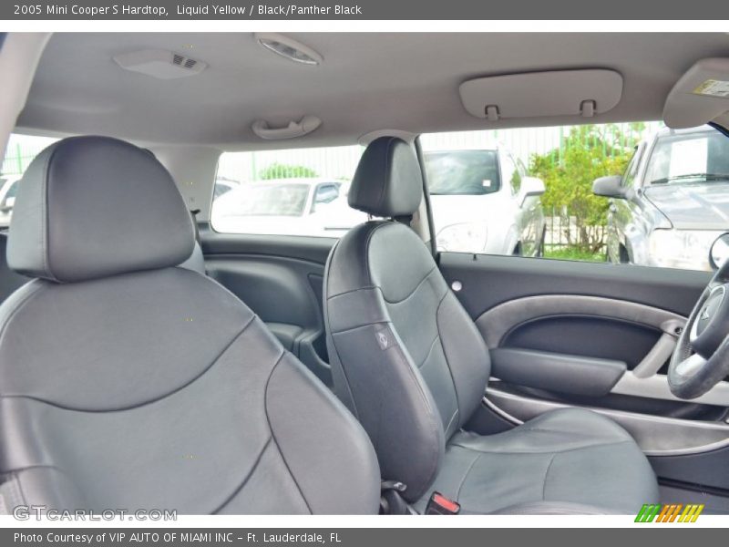 Liquid Yellow / Black/Panther Black 2005 Mini Cooper S Hardtop