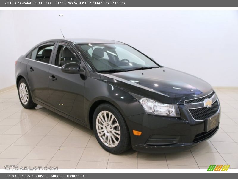 Black Granite Metallic / Medium Titanium 2013 Chevrolet Cruze ECO