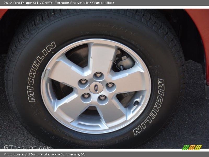 Toreador Red Metallic / Charcoal Black 2012 Ford Escape XLT V6 4WD