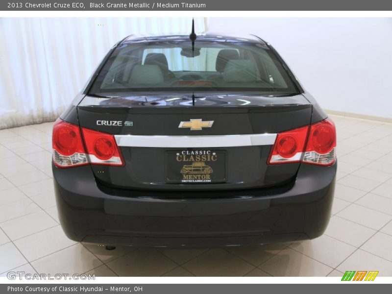 Black Granite Metallic / Medium Titanium 2013 Chevrolet Cruze ECO