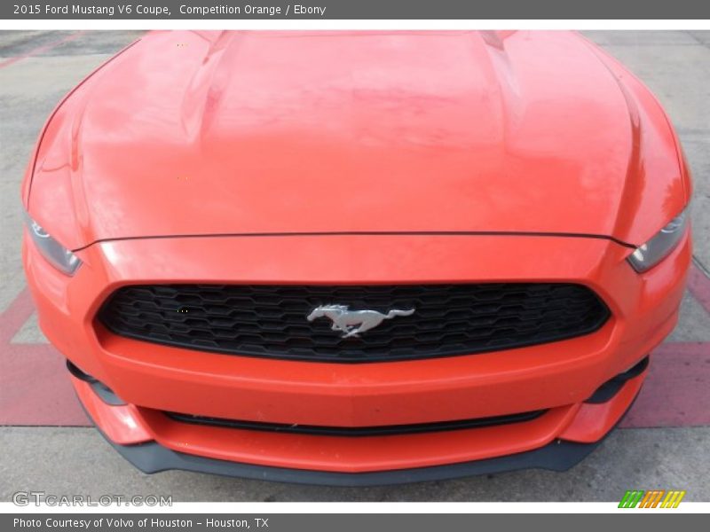 Competition Orange / Ebony 2015 Ford Mustang V6 Coupe