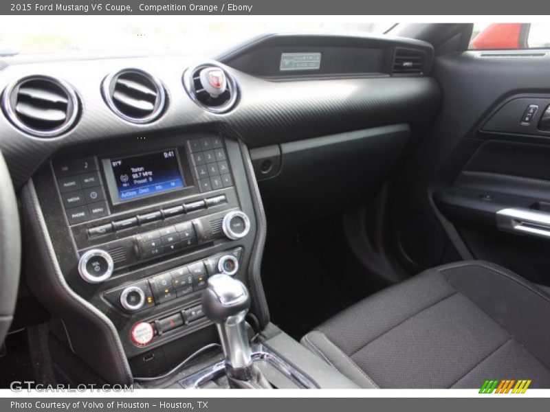 Competition Orange / Ebony 2015 Ford Mustang V6 Coupe