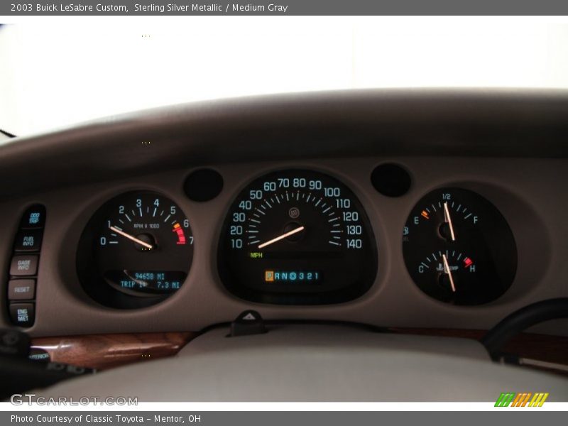 Sterling Silver Metallic / Medium Gray 2003 Buick LeSabre Custom