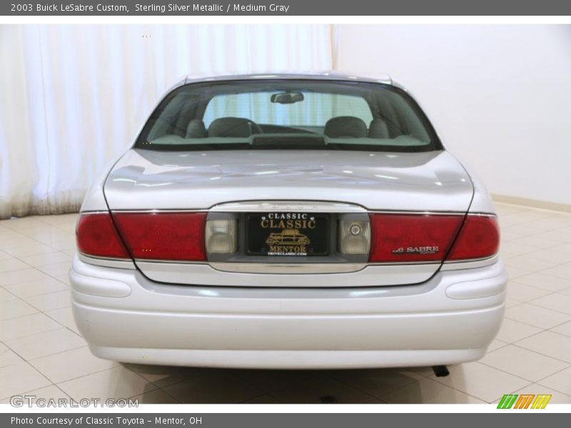 Sterling Silver Metallic / Medium Gray 2003 Buick LeSabre Custom