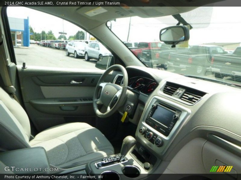 Crystal Red Tintcoat / Light Titanium 2014 GMC Acadia SLE AWD