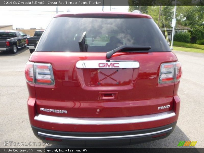Crystal Red Tintcoat / Light Titanium 2014 GMC Acadia SLE AWD
