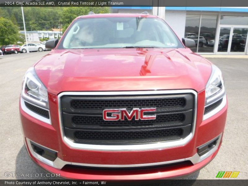 Crystal Red Tintcoat / Light Titanium 2014 GMC Acadia SLE AWD