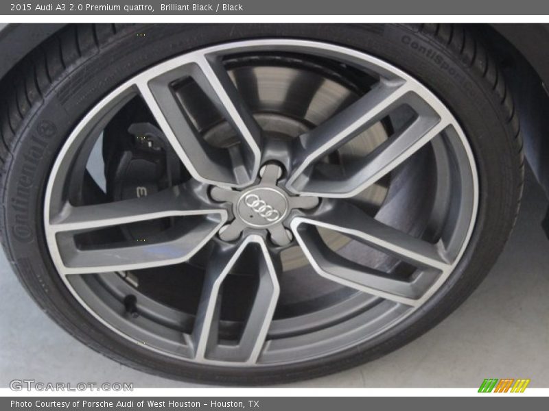 Brilliant Black / Black 2015 Audi A3 2.0 Premium quattro