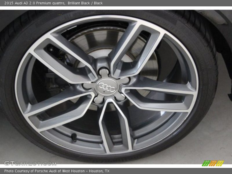 Brilliant Black / Black 2015 Audi A3 2.0 Premium quattro