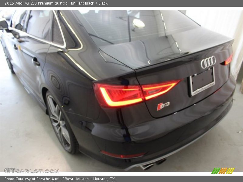 Brilliant Black / Black 2015 Audi A3 2.0 Premium quattro