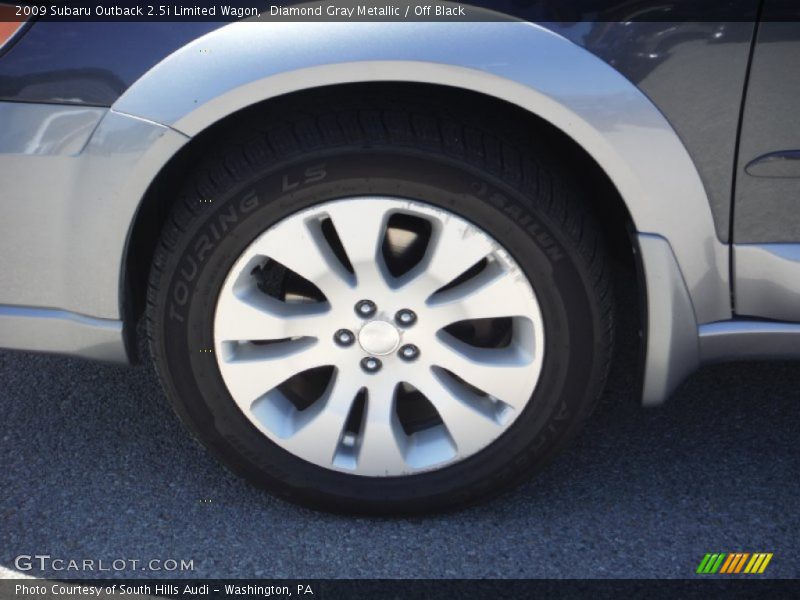 Diamond Gray Metallic / Off Black 2009 Subaru Outback 2.5i Limited Wagon