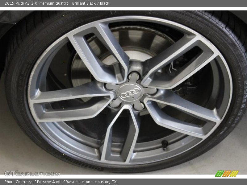 Brilliant Black / Black 2015 Audi A3 2.0 Premium quattro