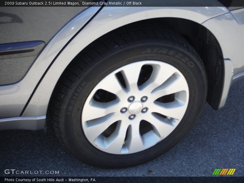 Diamond Gray Metallic / Off Black 2009 Subaru Outback 2.5i Limited Wagon