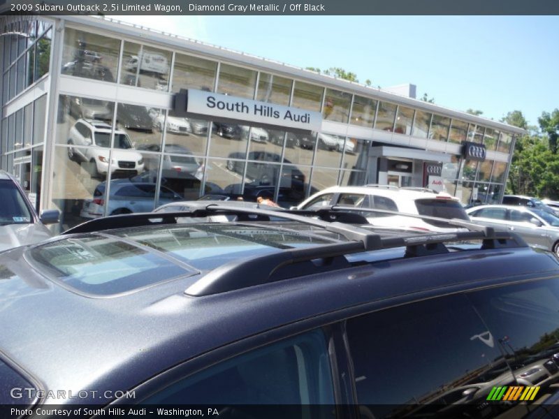 Diamond Gray Metallic / Off Black 2009 Subaru Outback 2.5i Limited Wagon