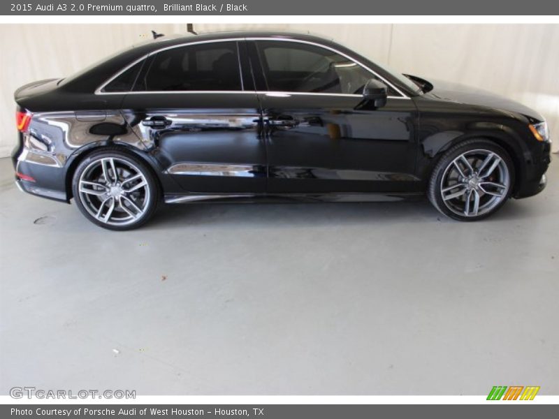 Brilliant Black / Black 2015 Audi A3 2.0 Premium quattro