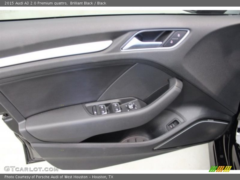 Brilliant Black / Black 2015 Audi A3 2.0 Premium quattro