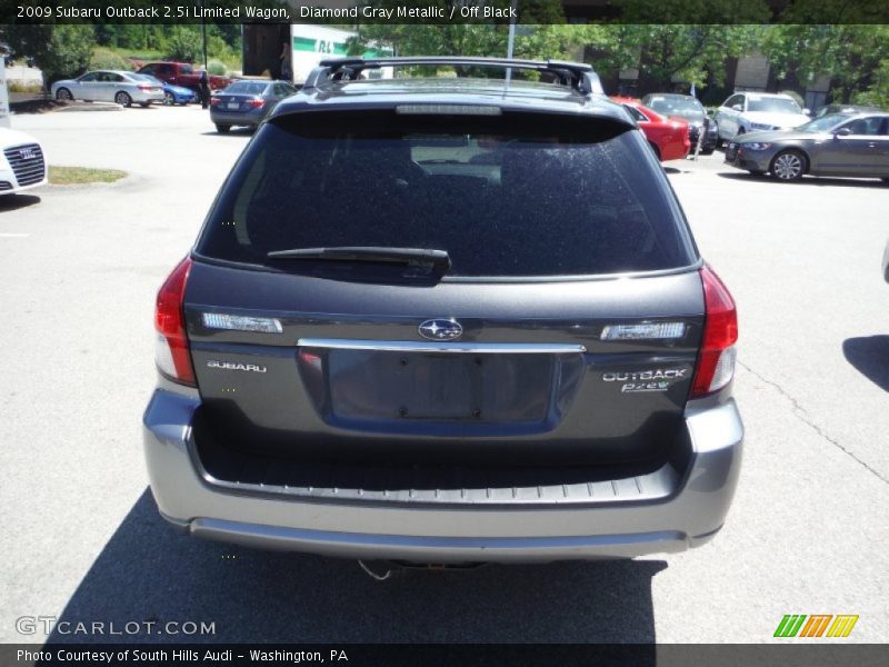 Diamond Gray Metallic / Off Black 2009 Subaru Outback 2.5i Limited Wagon