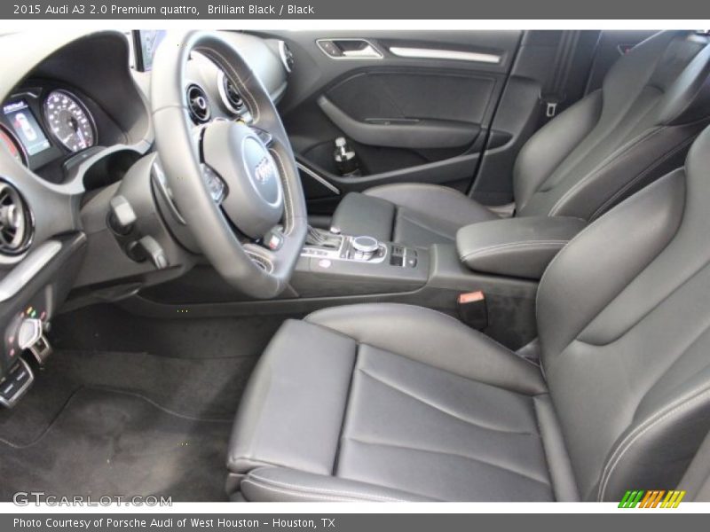 Brilliant Black / Black 2015 Audi A3 2.0 Premium quattro