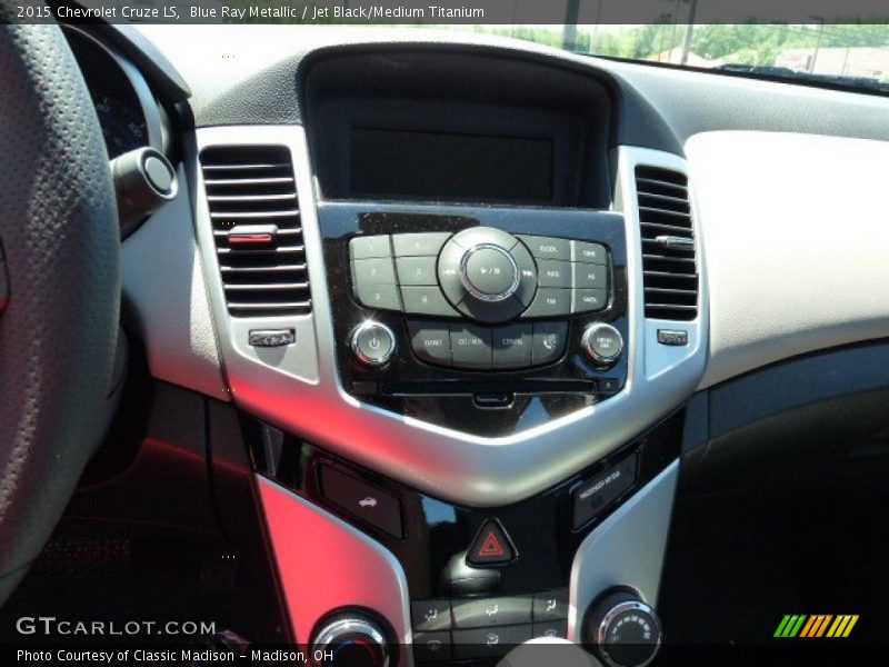 Blue Ray Metallic / Jet Black/Medium Titanium 2015 Chevrolet Cruze LS